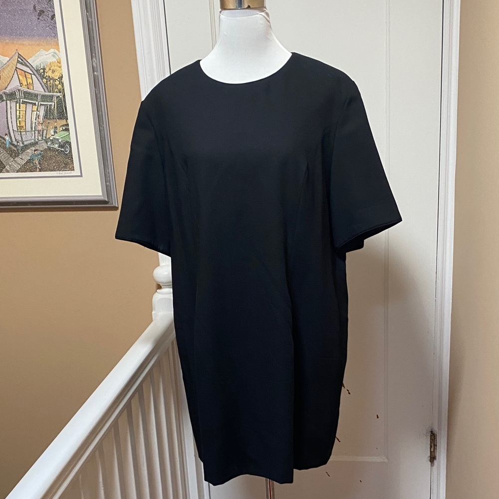 Classic Black Wool Woman’s Dress